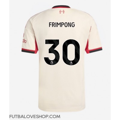 Dres Liverpool Jeremie Frimpong #30 Preč 2025-26 Krátky Rukáv Dres Liverpool Jeremie Frimpong #30 Preč 2025-26 Krátky Rukáv